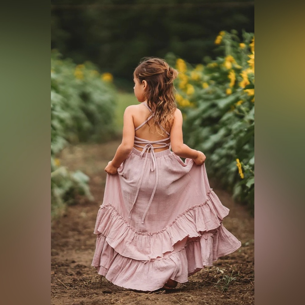 Indie Blue Wendy Dress Peony Muslin